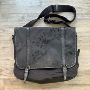 Burberry nylon messenger bag